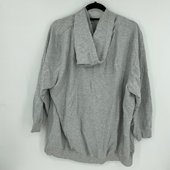 Ellos Gray Full Zip Hoodie Long Sleeve‎ Pockets Size 1X - Picture 2 of 9